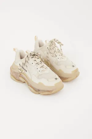 Beige Triple S Sneaker