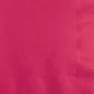 Beverage Napkins - Hot Magenta 50ct