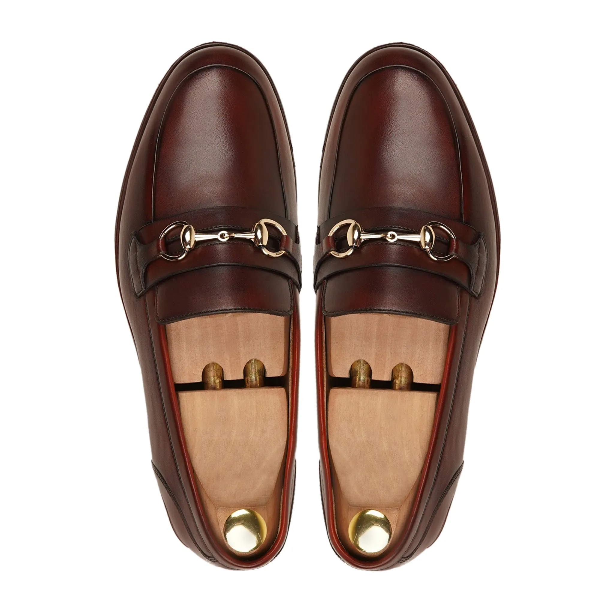 Bronzi - Men's Brown Calf Leather Loafer