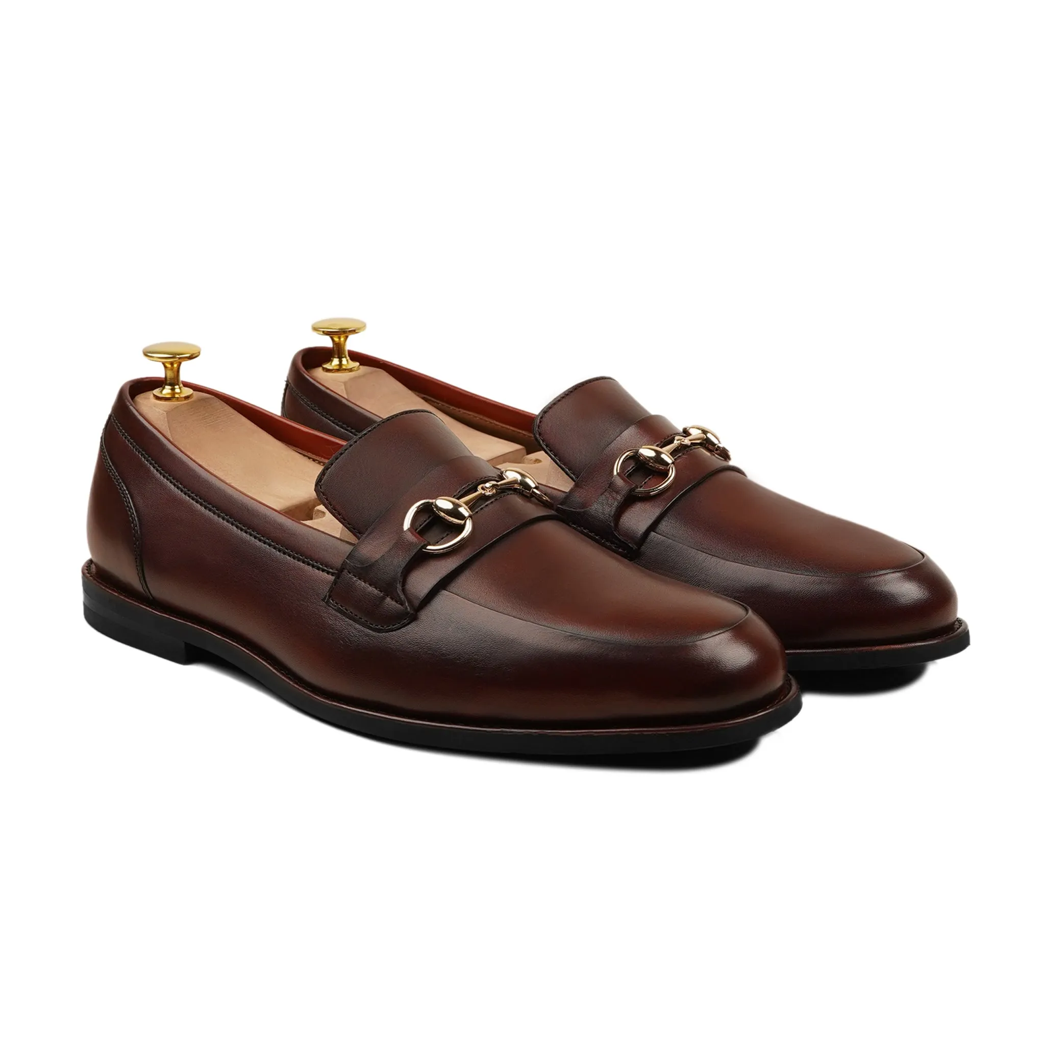 Bronzi - Men's Brown Calf Leather Loafer