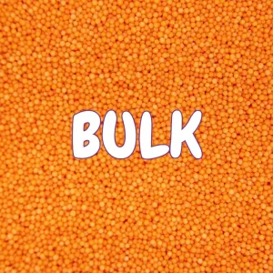 BULK Orange Nonpareils Sprinkles - 1kg