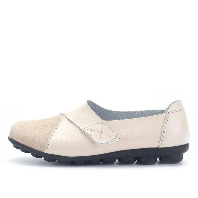 Candy Leather Flats Loafers Women's Casual Shoes #999