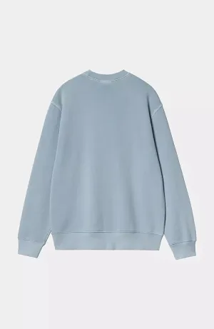 Carhartt Duster Script Sweat Misty sky