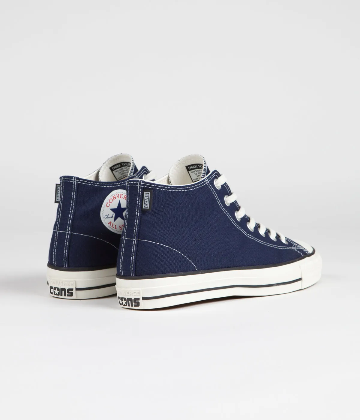 Converse CTAS Pro Canvas Mid Shoes - Midnight Navy / Black / Egret