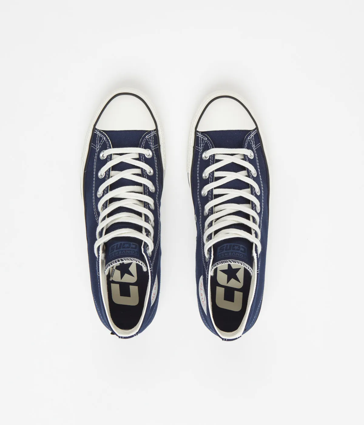 Converse CTAS Pro Canvas Mid Shoes - Midnight Navy / Black / Egret