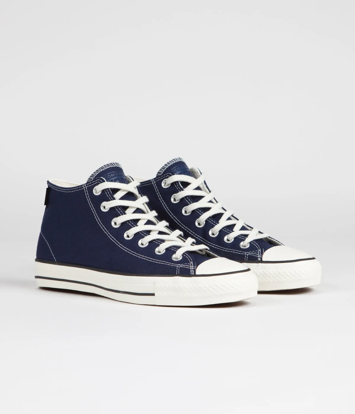 Converse CTAS Pro Canvas Mid Shoes - Midnight Navy / Black / Egret