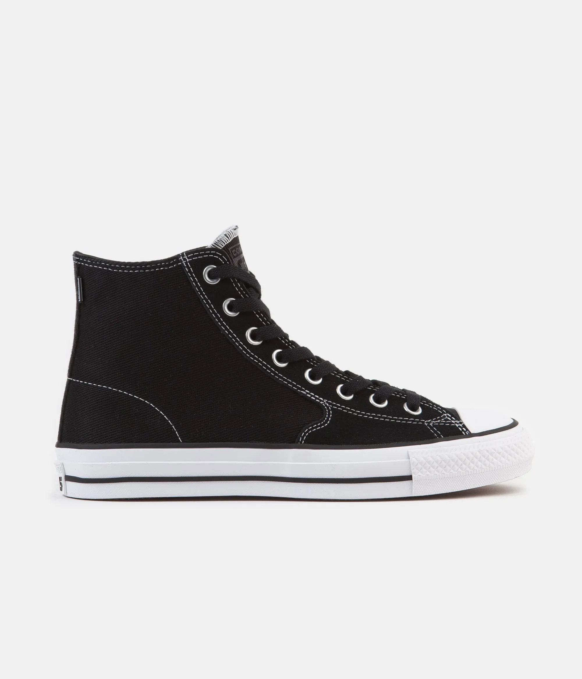 Converse CTAS Pro Hi Workwear Twill Shoes - Black / Orange Rind / White