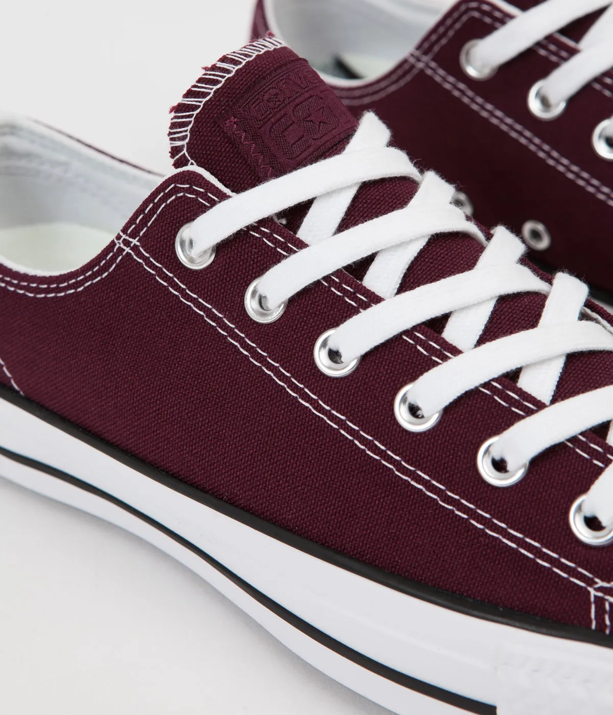 Converse CTAS Pro Ox Shoes - Dark Sangria / White