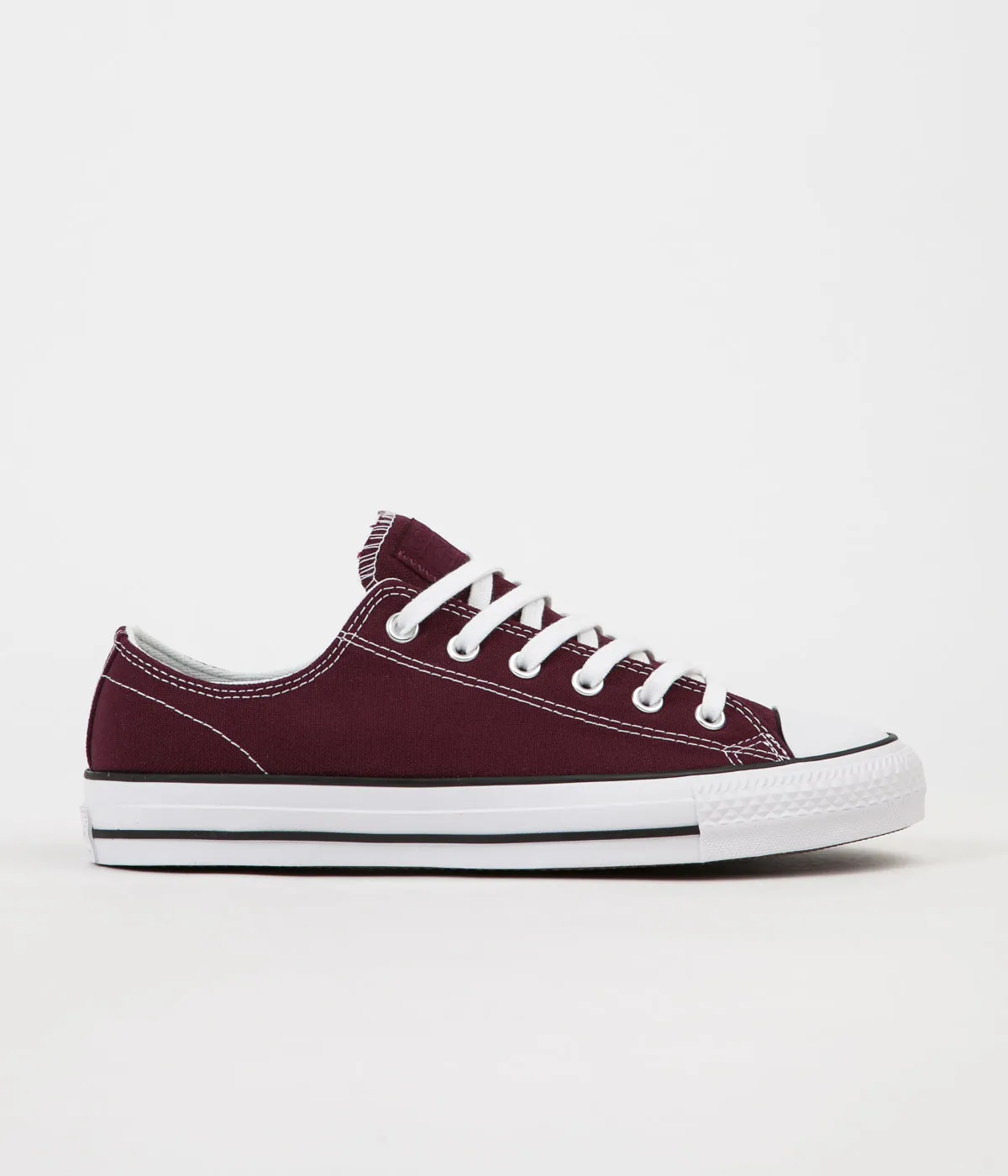 Converse CTAS Pro Ox Shoes - Dark Sangria / White