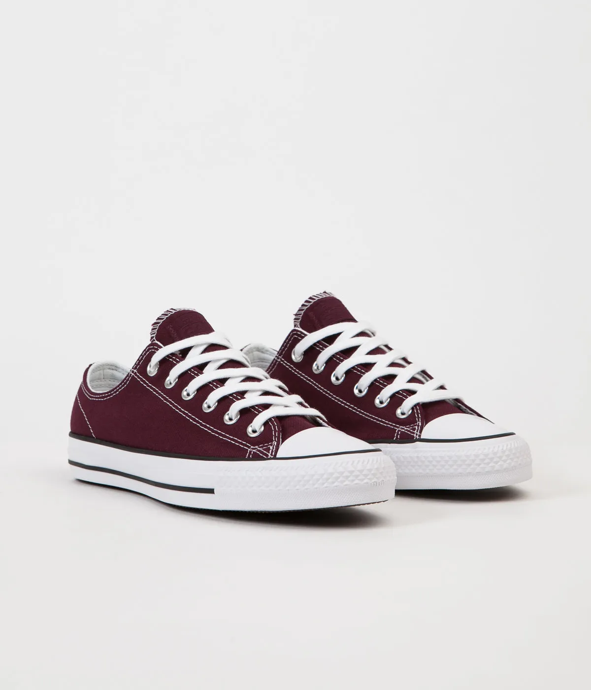 Converse CTAS Pro Ox Shoes - Dark Sangria / White