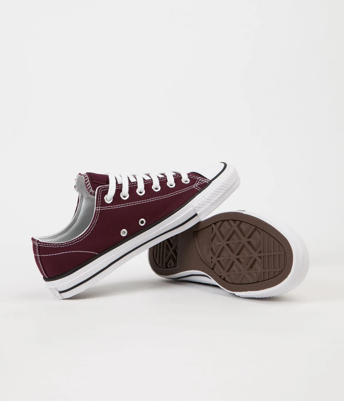 Converse CTAS Pro Ox Shoes - Dark Sangria / White