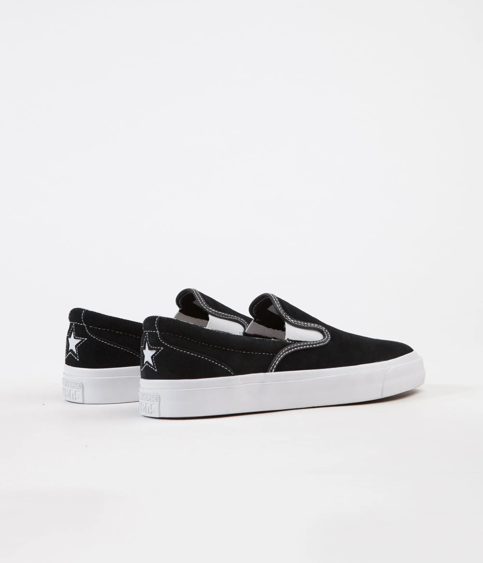 Converse One Star CC Slip On Shoes - Black / White / White