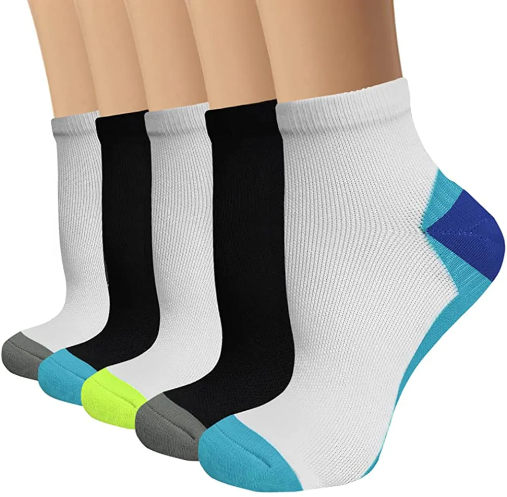 Copper Compression Socks for Men & Women Circulation- Plantar Fasciitis Socks Support for Athletic Running Cycling