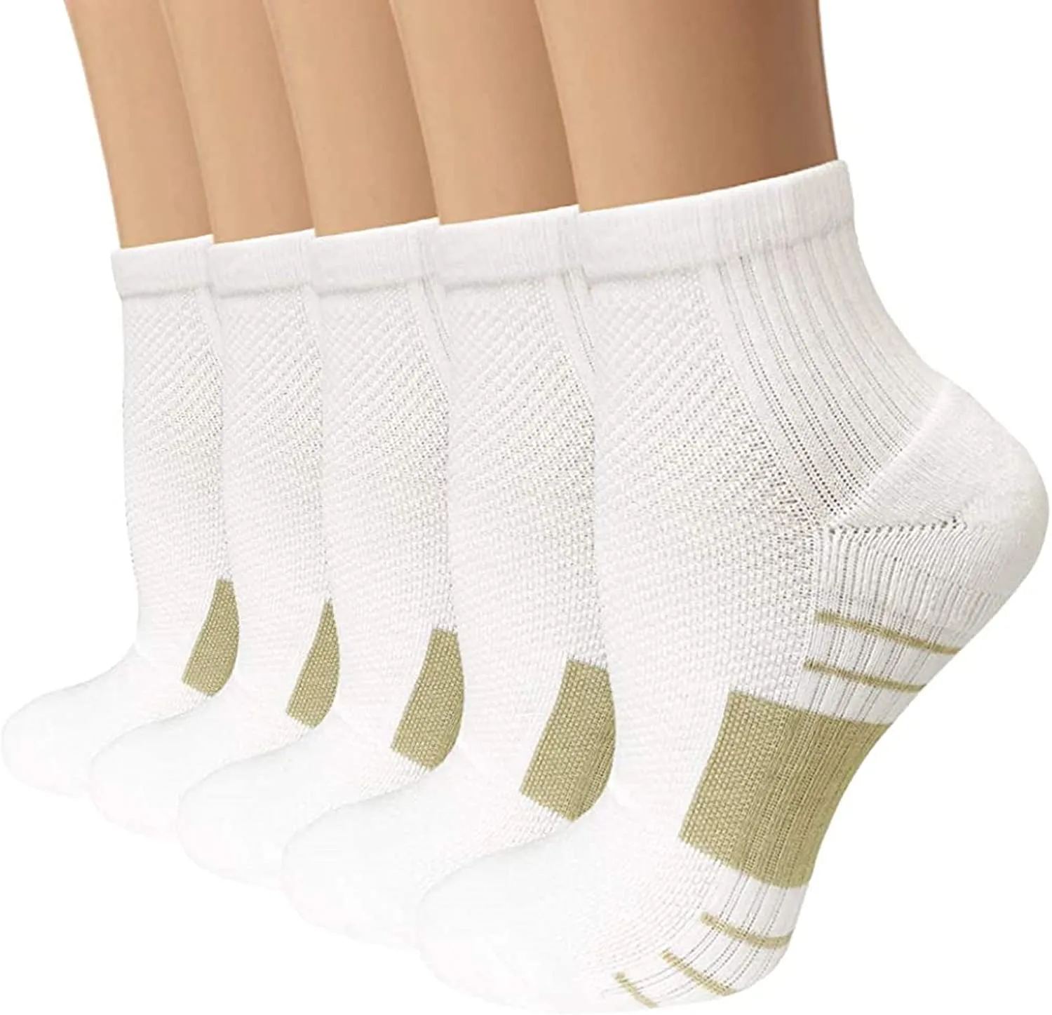 Copper Compression Socks for Men & Women Circulation- Plantar Fasciitis Socks Support for Athletic Running Cycling