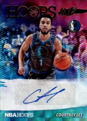 Courtney Lee, Hoops Ink Signature, 2019-20 Panini Hoops Basketball NBA