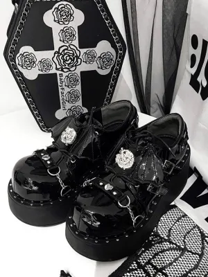 Dark gothic hot girl shoes【s0000000843】