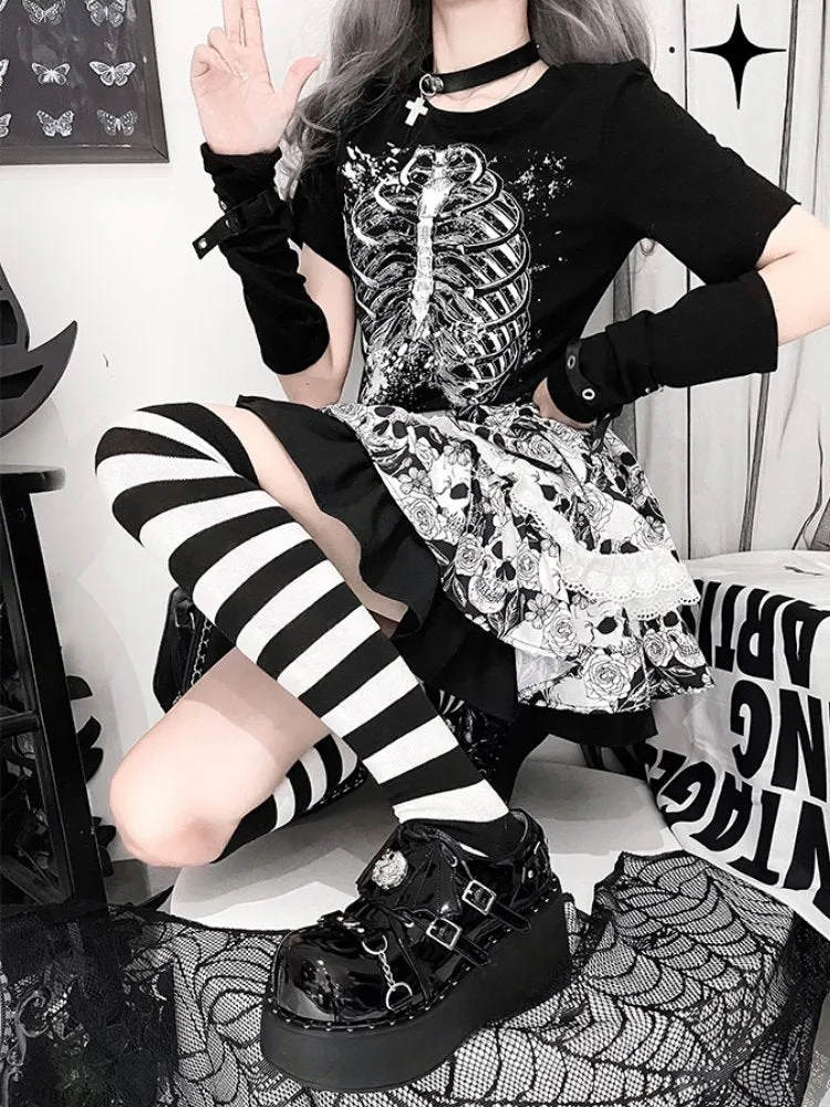 Dark gothic hot girl shoes【s0000000843】