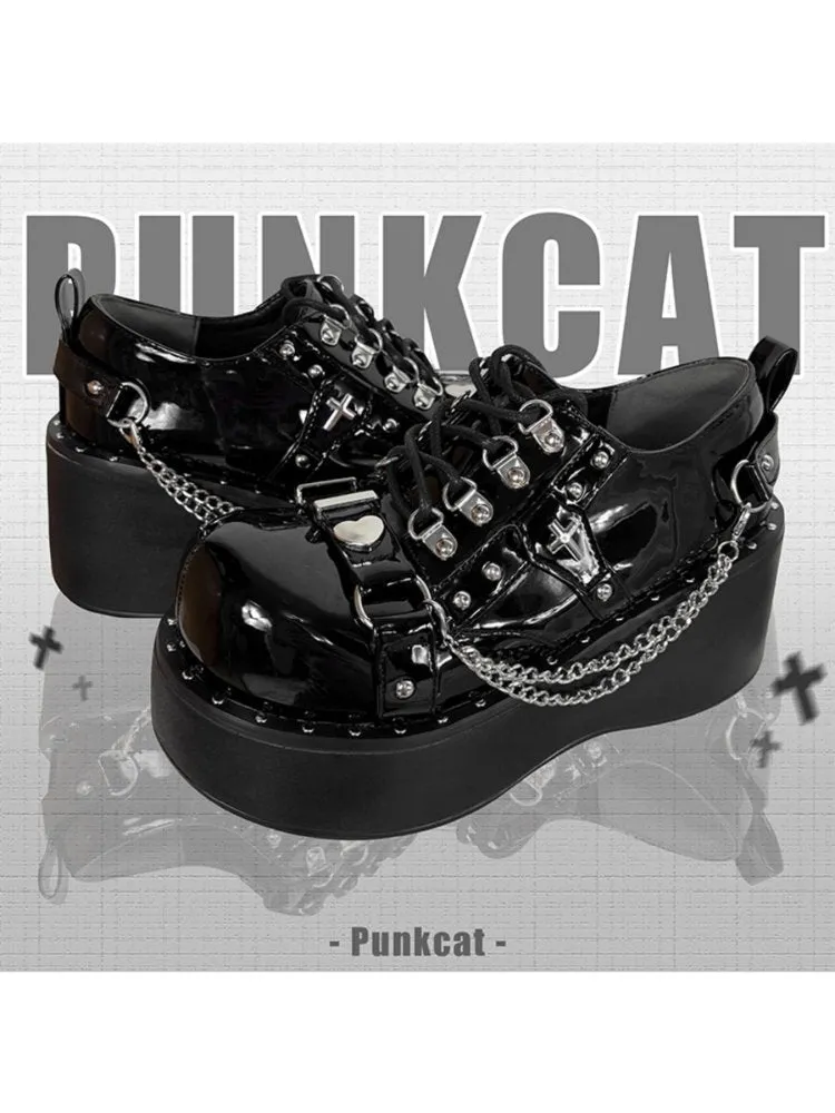 Dark gothic hot girl shoes【s0000000848】