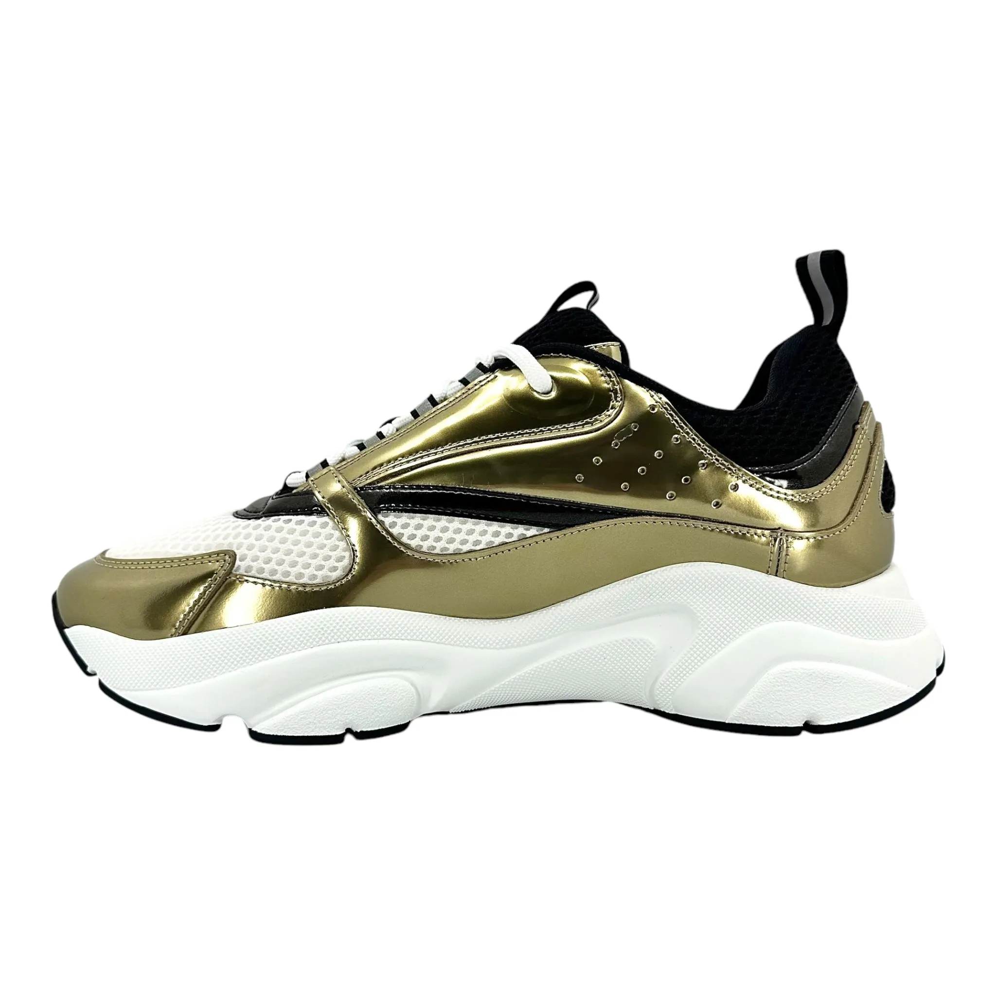 Dior B22 Trainer Gold White Black