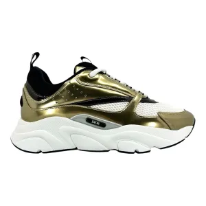 Dior B22 Trainer Gold White Black