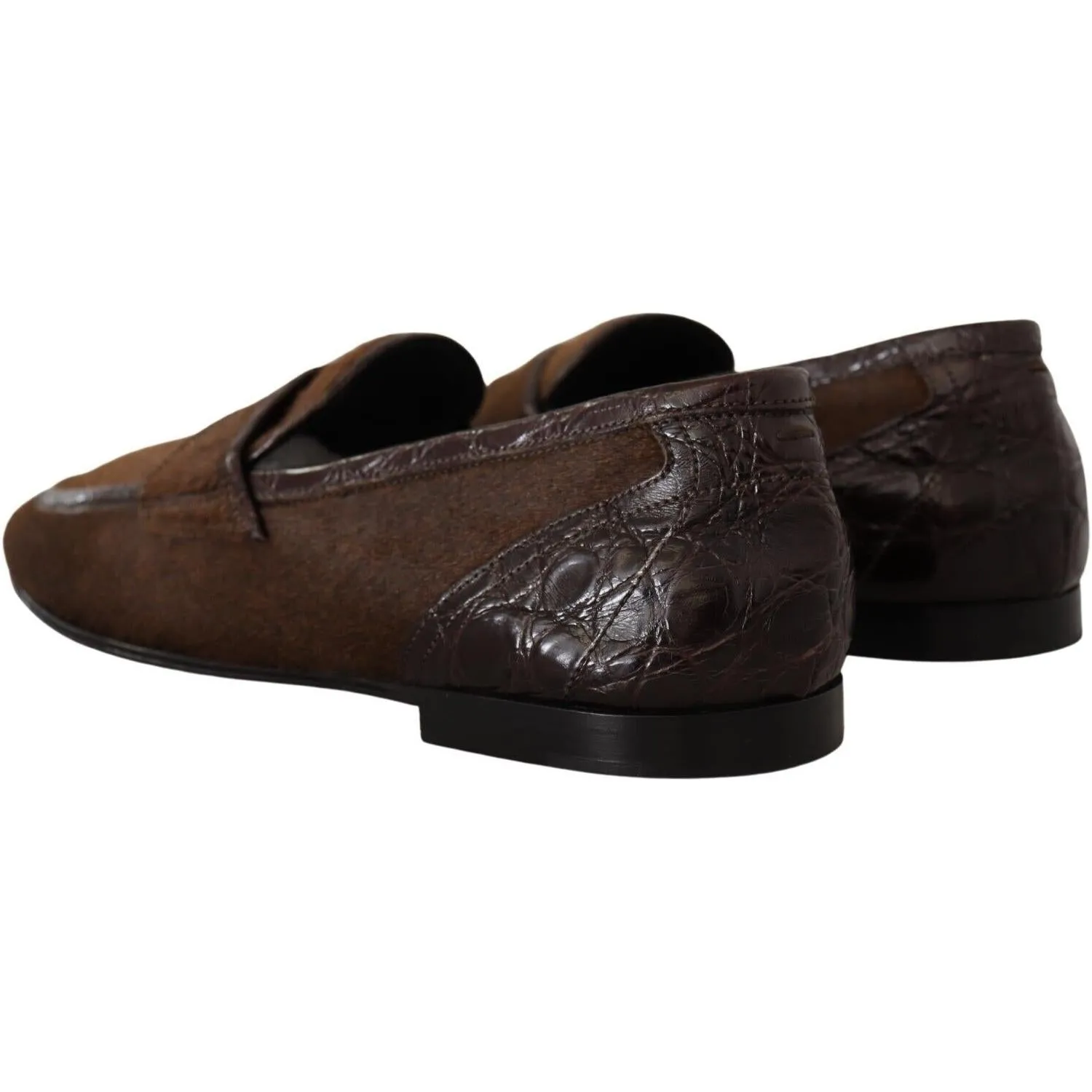 Dolce & Gabbana Exquisite Exotic Leather Loafers