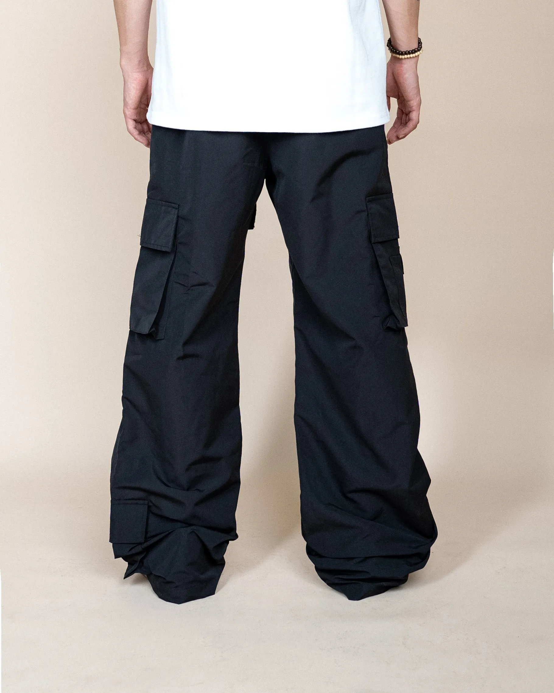 EPTM PARACHUTE CARGO PANTS - BLACK