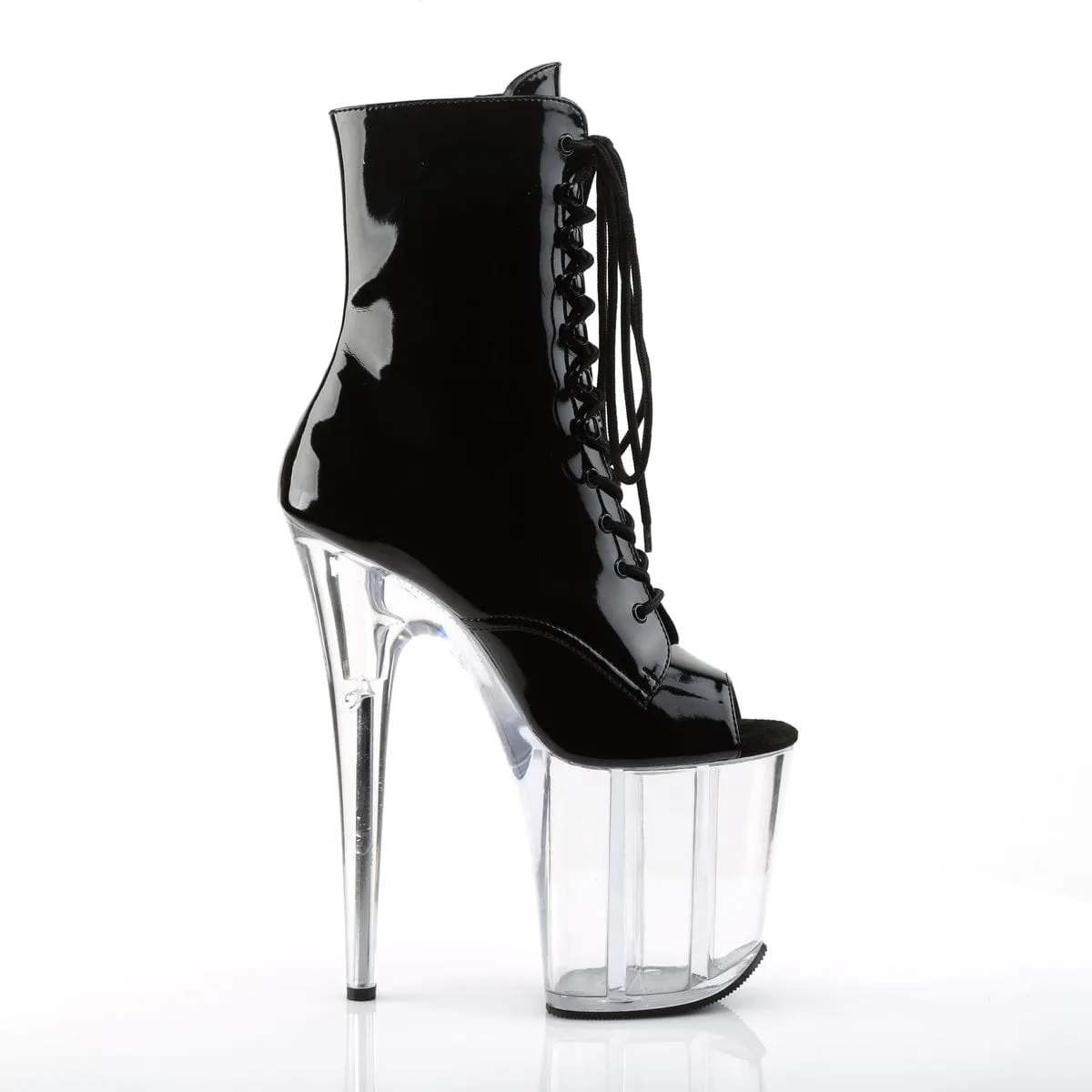 FLAMINGO-1021 Black Patent/Clear