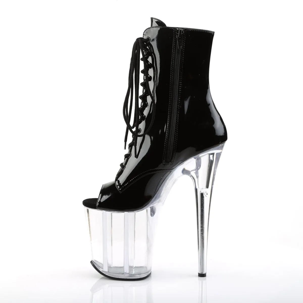 FLAMINGO-1021 Black Patent/Clear