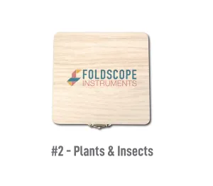 Foldscope Prepared Slide Box Set #2 - Plants & Insects - Holiday Savings!  Sale Save 15% at check out.