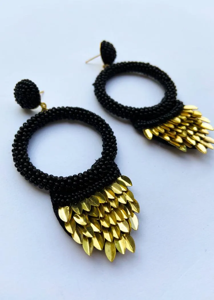 Franka Earrings - Black