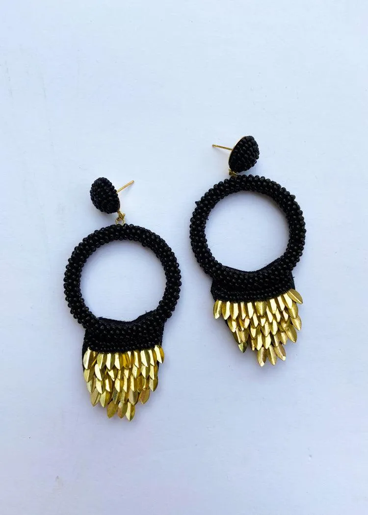 Franka Earrings - Black