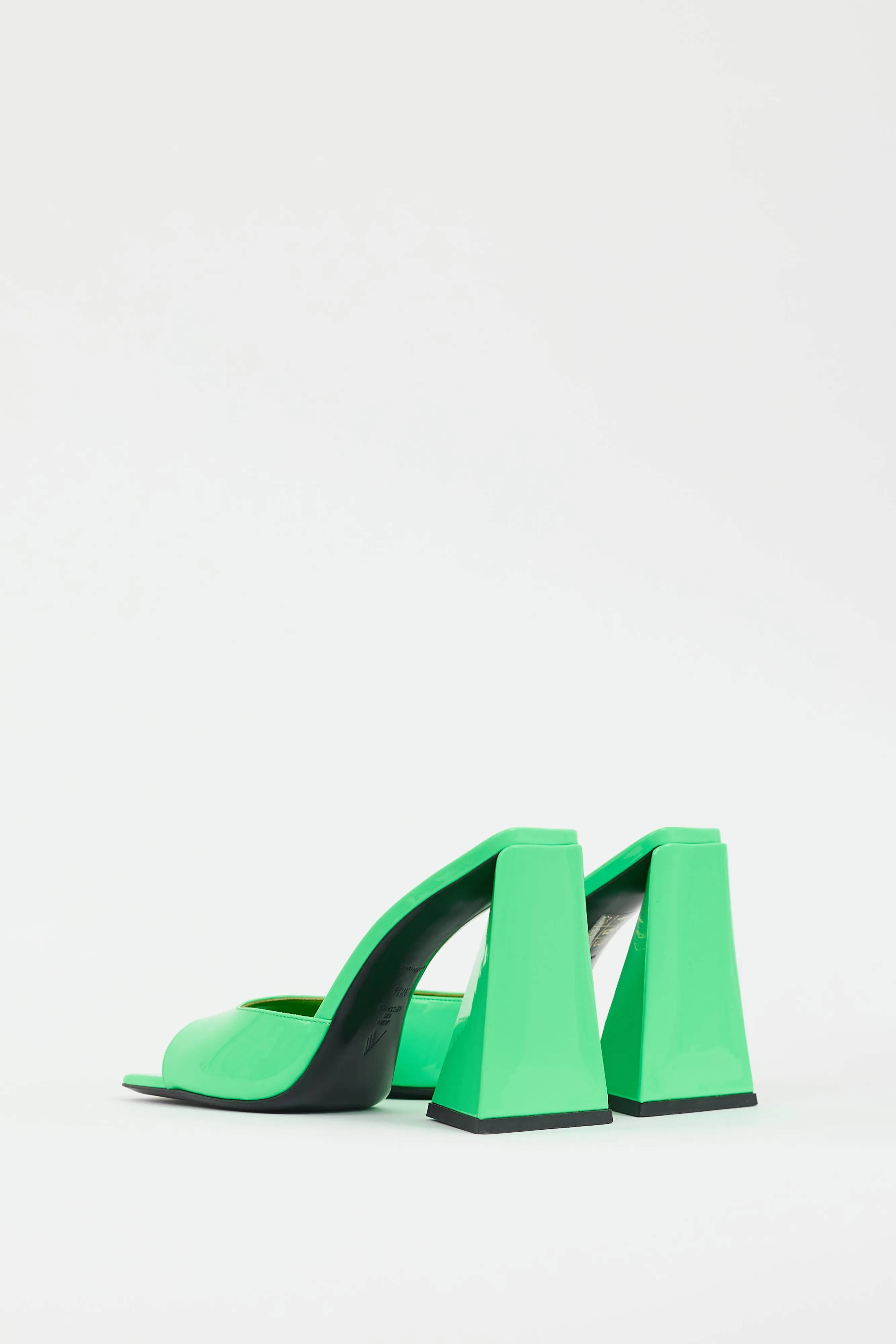 Green Patent Leather Devon Mule