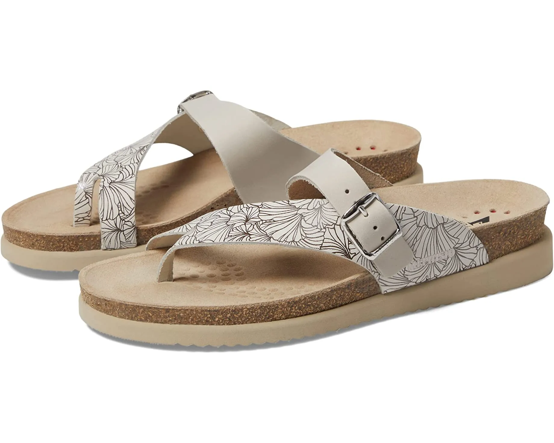 Helen Mix Mephisto sandals, misty ginkgo