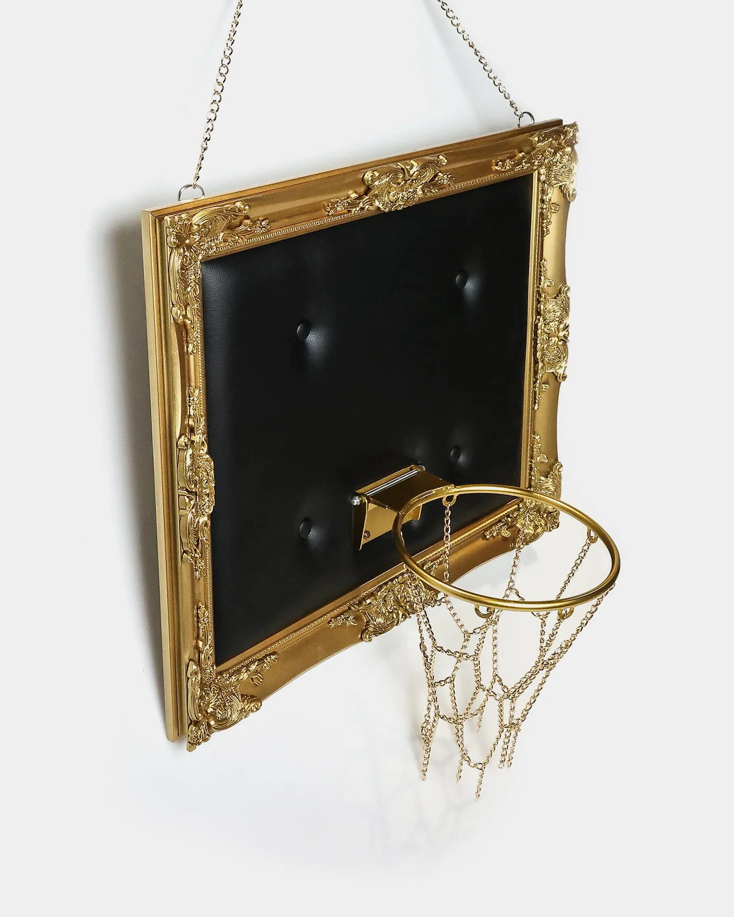 Home Fit Basketball Hoop Wall Frame Gold