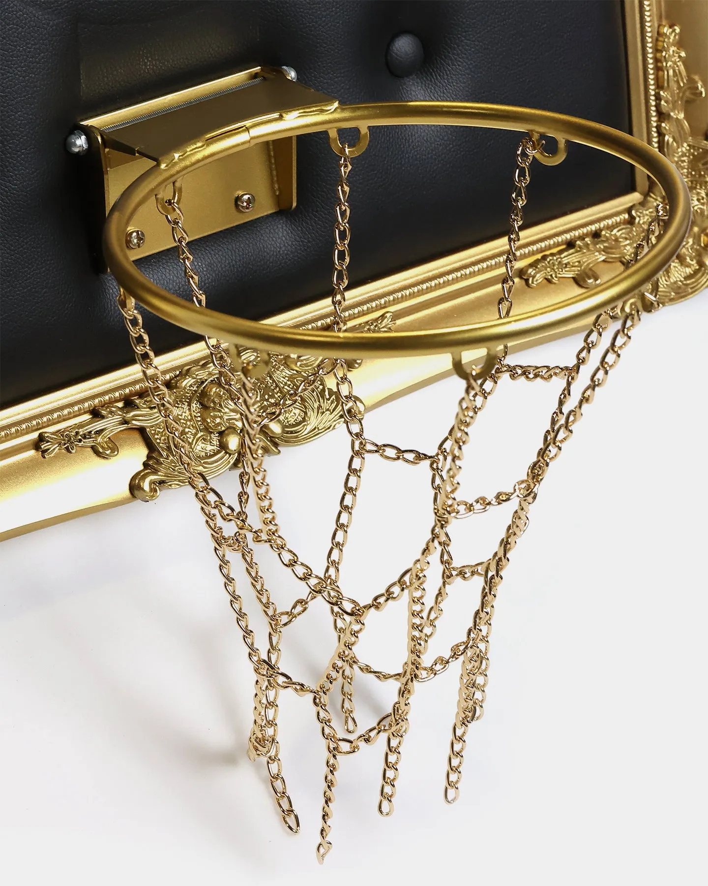 Home Fit Basketball Hoop Wall Frame Gold