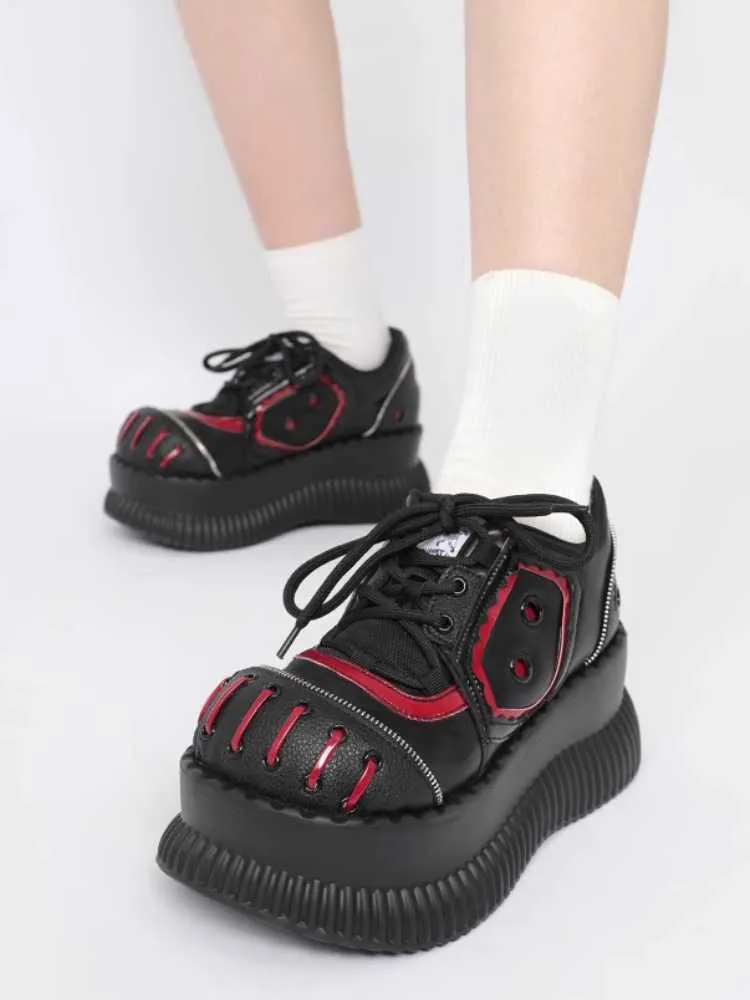 Hot girl dark platform shoes【s0000010087】