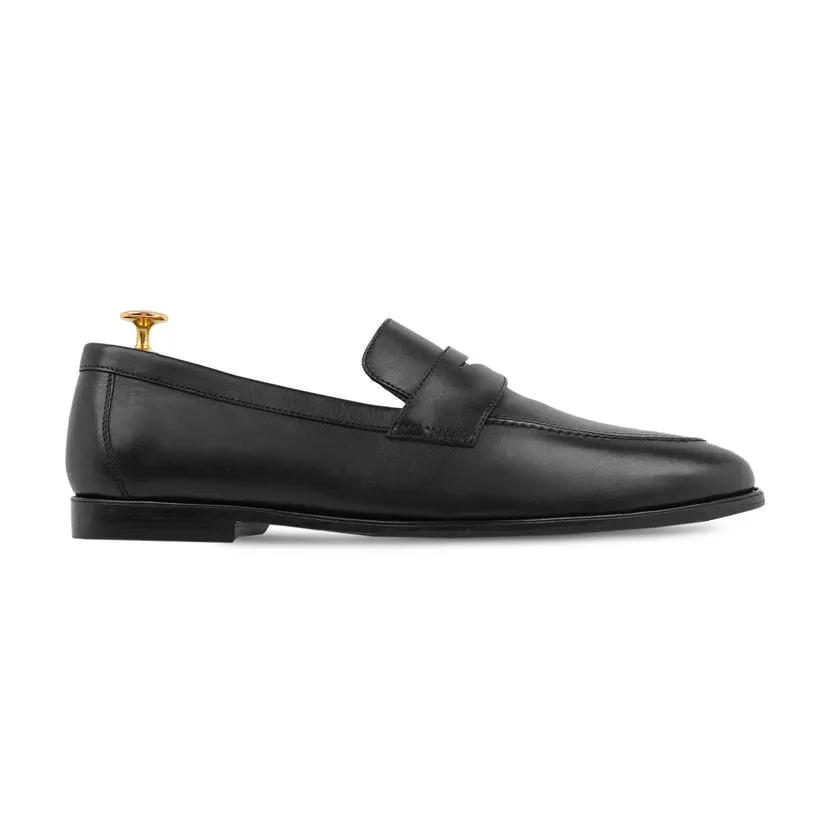 Izium - Men's Black Calf Leather Loafer