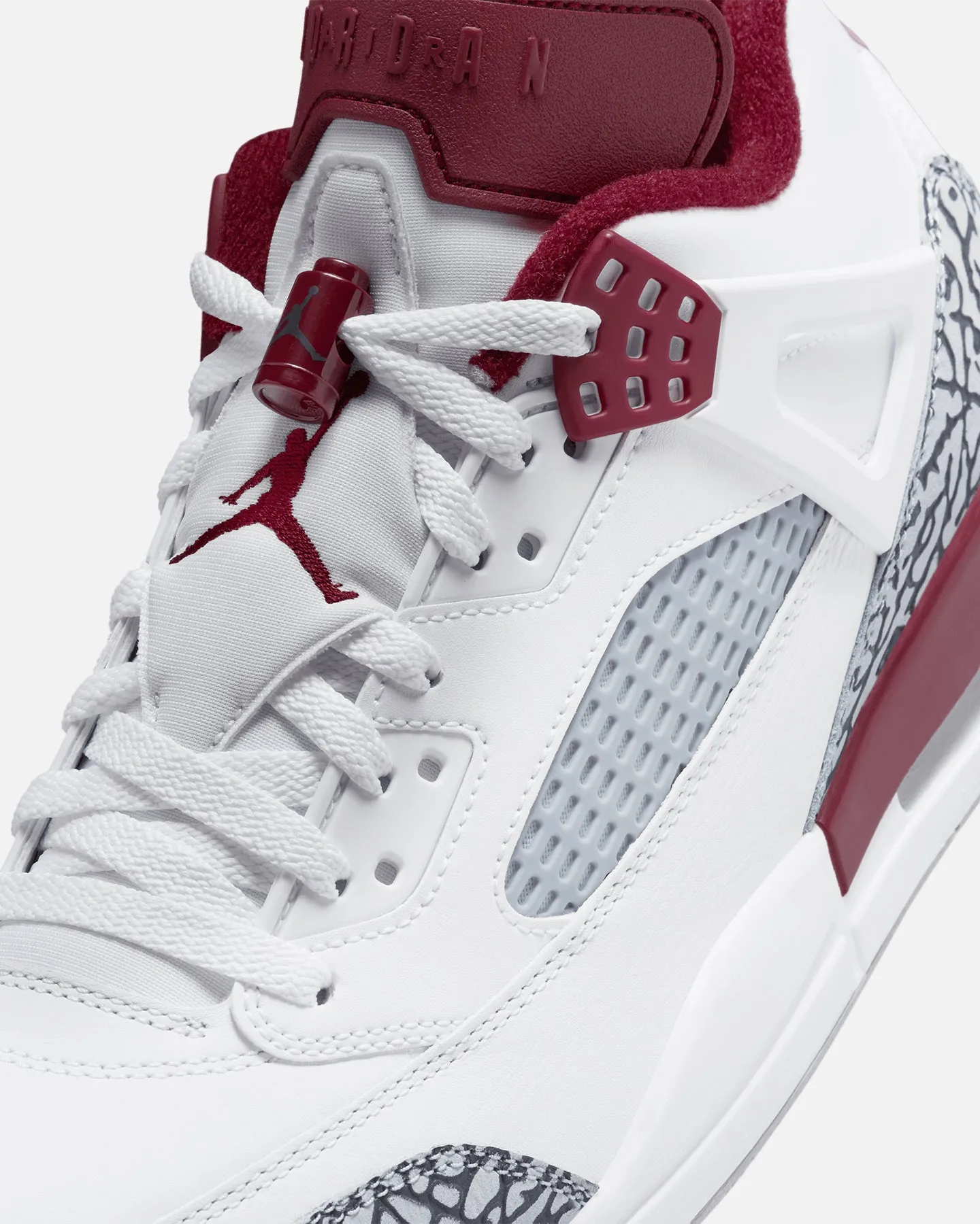 Jordan Spizike Low White/Team Red-Wolf Grey