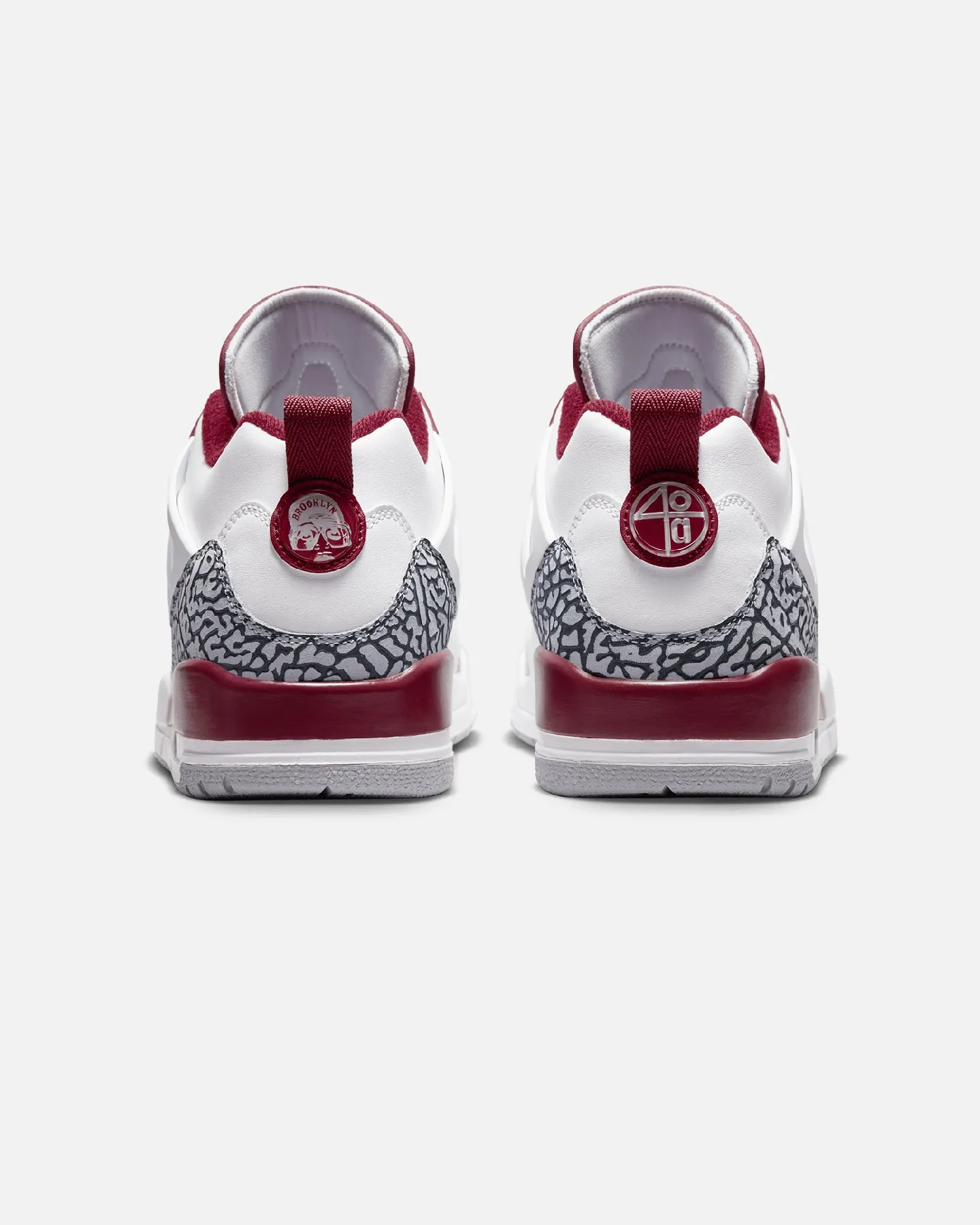 Jordan Spizike Low White/Team Red-Wolf Grey