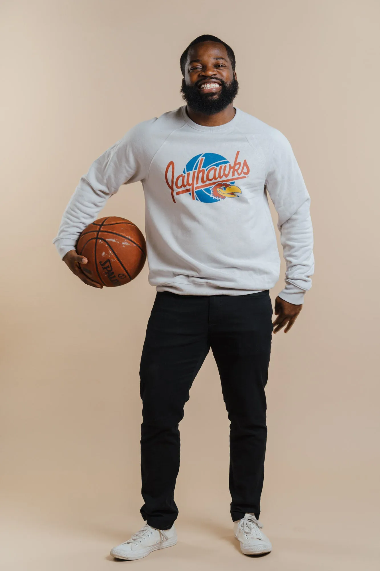 Kansas Jayhawks Basketball Crewneck