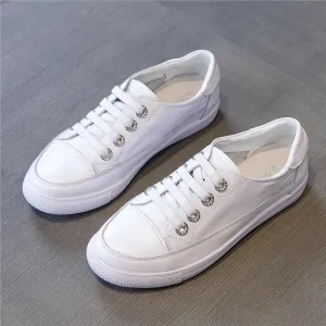 LH270 Women's Casual Shoes - Classic White Sneakers