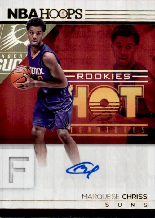 Marquese Chriss, Hot Rookies, Signature, 2016-17 Panini Hoops Basketball NBA