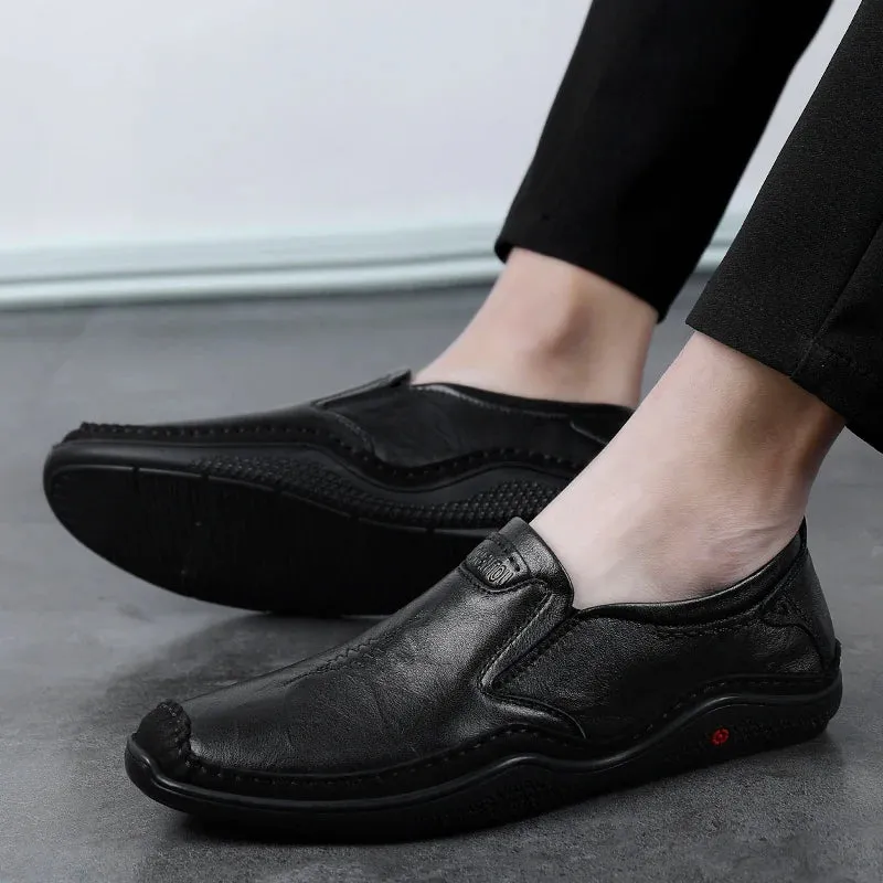 Men's Formal Shoes - Leather Casual Loafers - TSS340