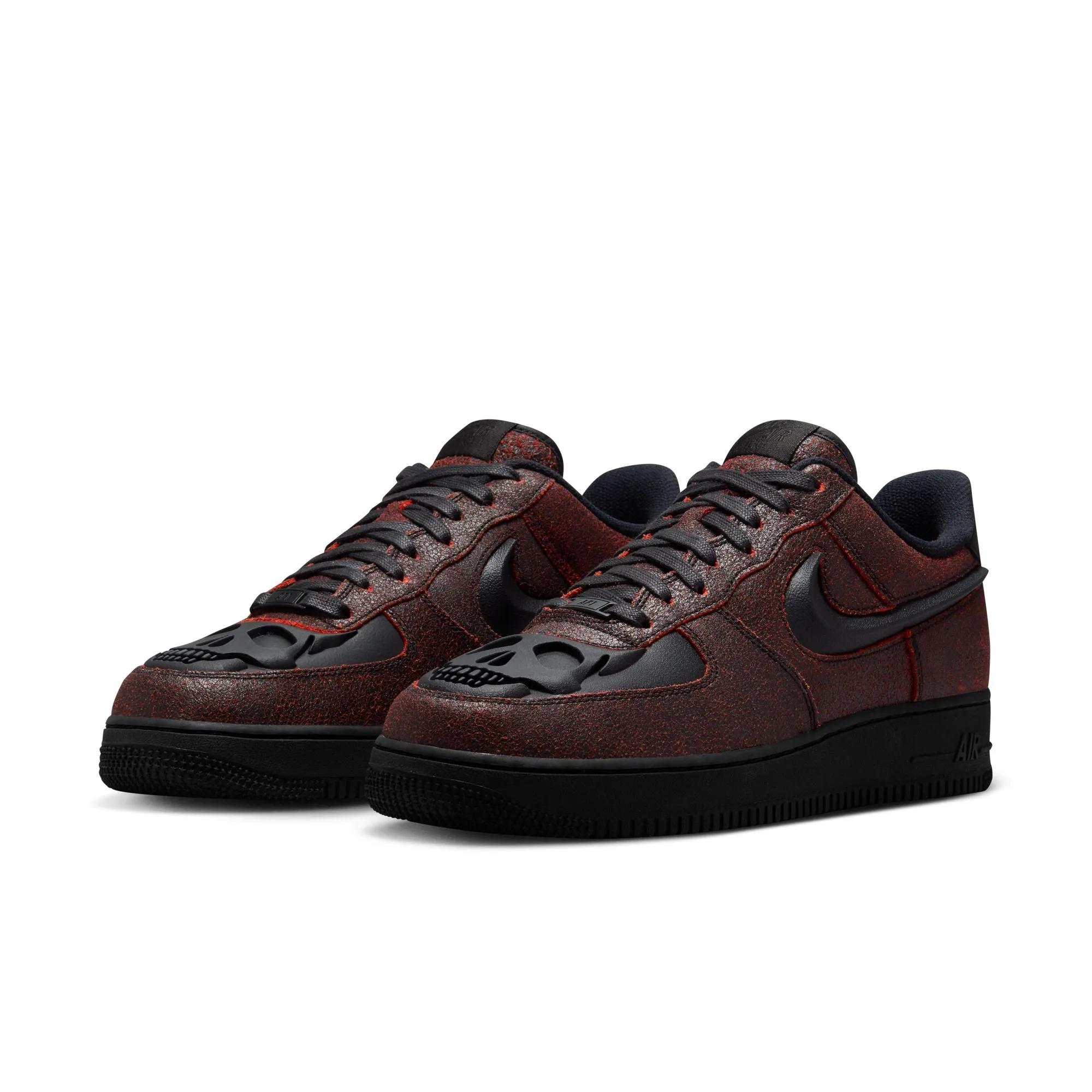 Men's Nike Air Force 1 Retro Halloween QS - BLACK/BLACK-CRIMSON