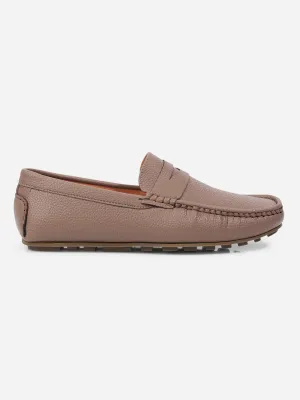 Men's Oak Brown Moc Toe Casual Loafer (IX4110)