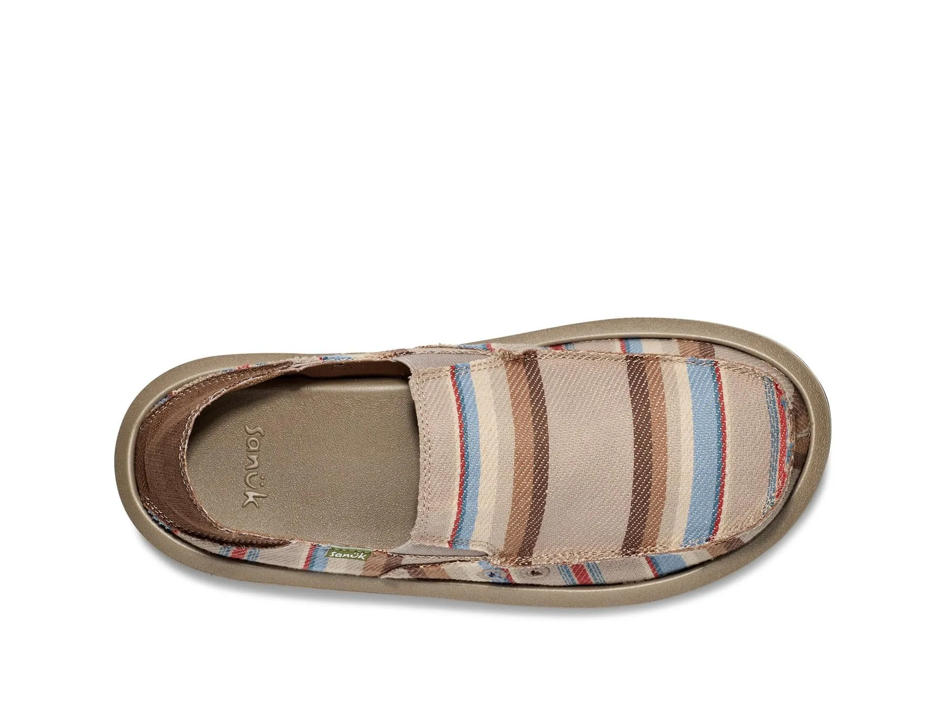 Men's Shoes Sanuk DONNY BLANKET Slip On Loafers 1152882 TAUPE MULTI