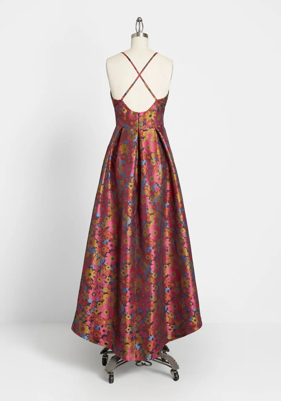 ModCloth x Hutch Suit Your Fancy High-Low Dress