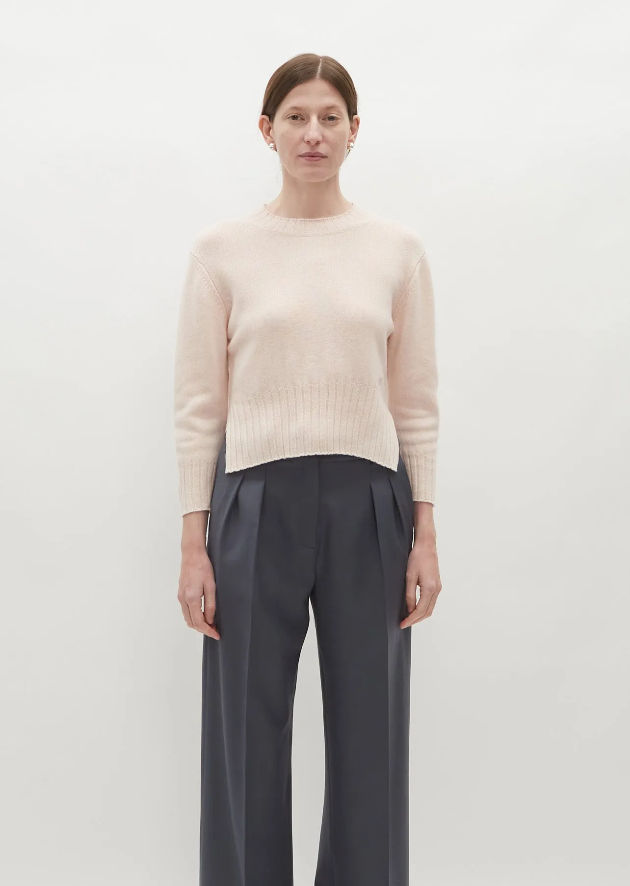 Mora Cashmere Sweater — Pink