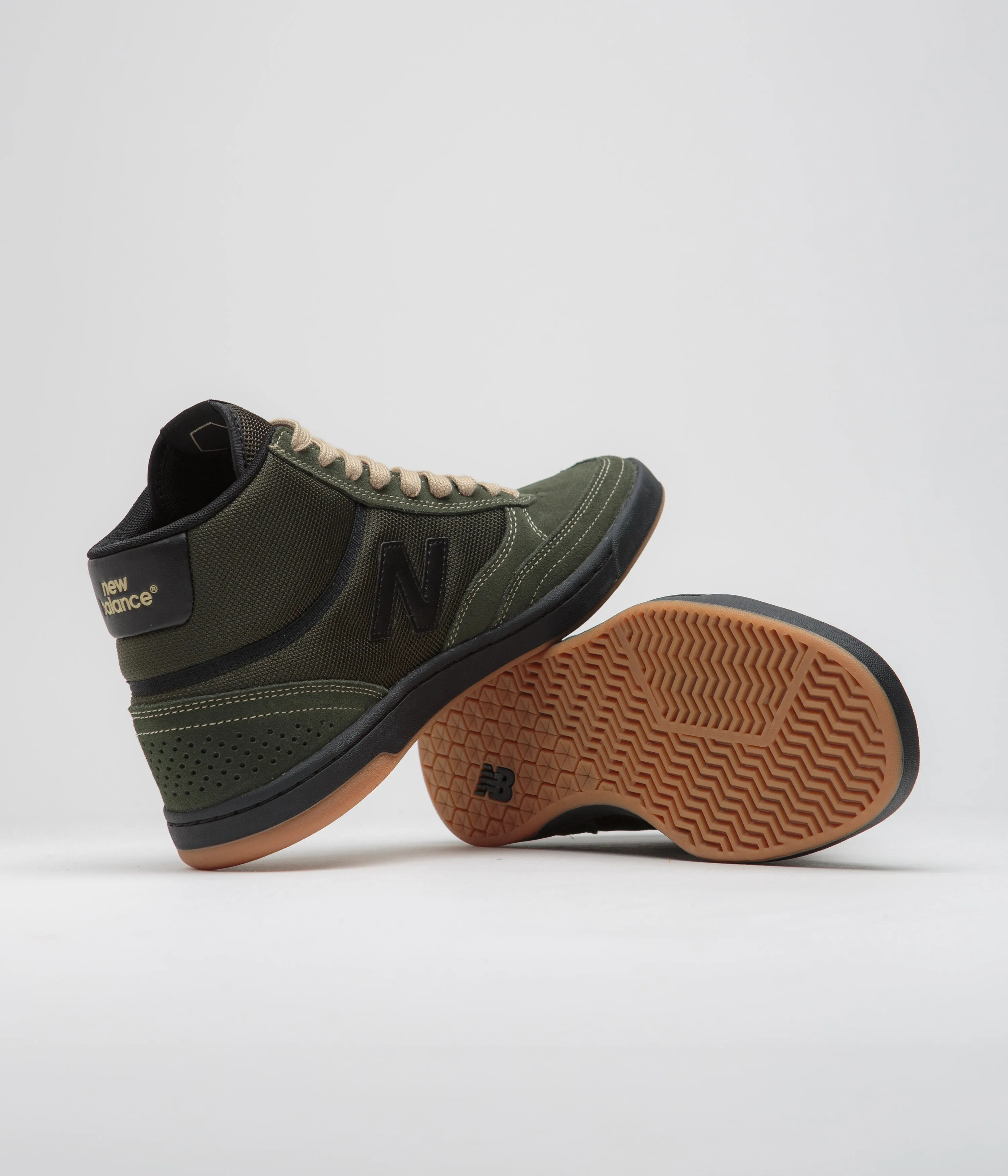 New Balance Numeric 440 Hi Shoes - Olive / Black