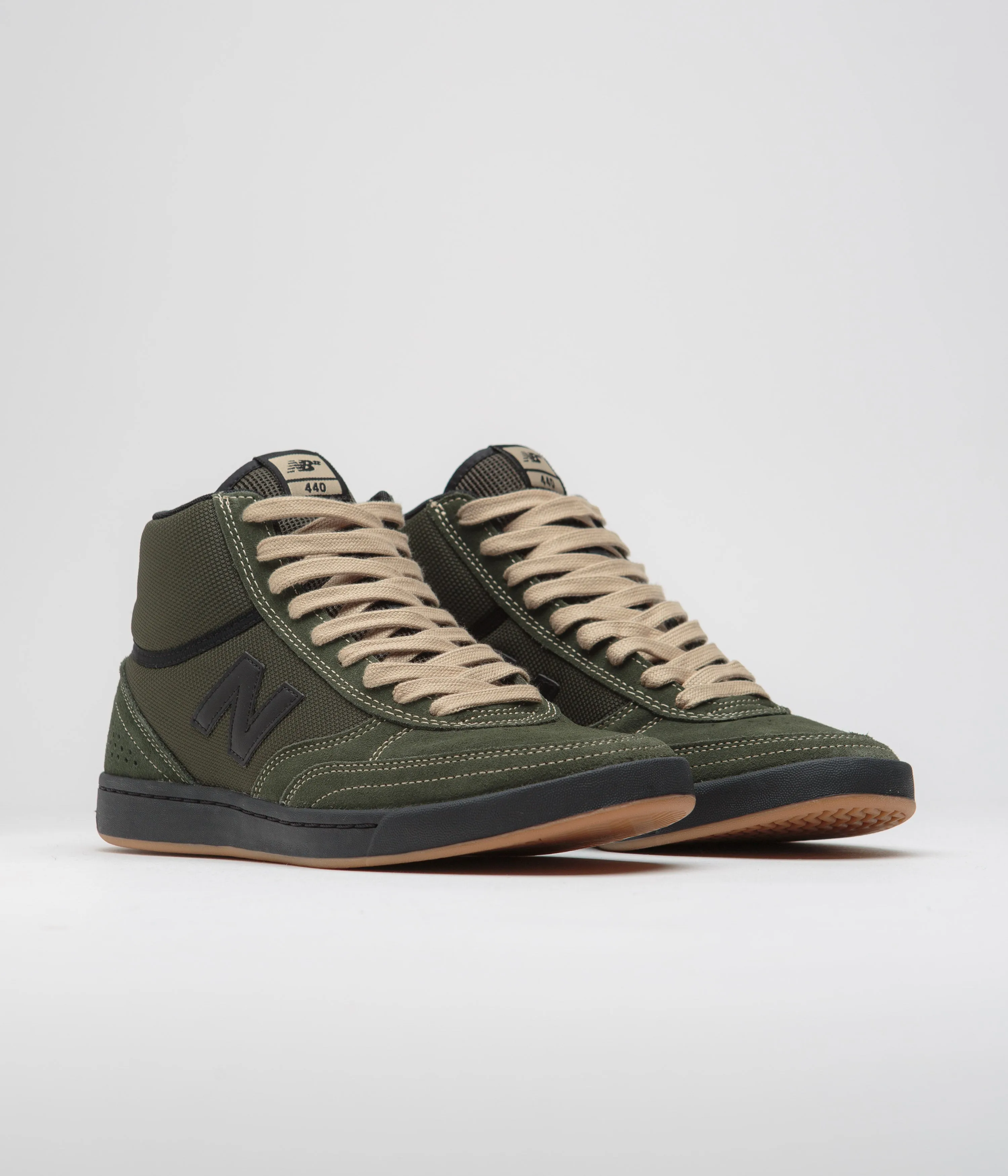 New Balance Numeric 440 Hi Shoes - Olive / Black